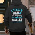 Cheer Dad Shirt Cheerleader Dad Cheerleading Competition Men Men's Hoodie Back Print