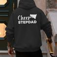 Cheer Stepdad Cheerleading Step Dad Cheerleader Stepfather Men's Hoodie Back Print