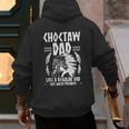 Choctaw Tribe For a Proud Choctaw Dad Men's Hoodie Back Print