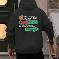Christmas Twins Expecting Dad T-Shirt Pregnant Wife Tee Men's Hoodie Back Print