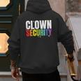 Clown Security Halloween Dad Mom Costume Men's Hoodie Back Print Clown Security Halloween Dad Mom Costume Men's Hoodie Back Print