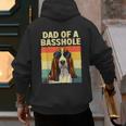 Cool Basset Hound For Men Dad Dog Basset Hound Lovers Men's Hoodie Back Print