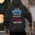I Get My Cool From My Dad But I Get My Sass From My Mom Men's Hoodie Back Print