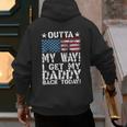 Cool I Get My Daddy Back Today Military Child Small Men's Hoodie Back Print