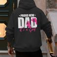 Cool Parent Apparel Proud New Dad It's A Girl Classic Fit Short Sleeve Crew Neck T-Shirt Small Men's Hoodie Back Print