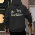 Coonfather Coon Hunting Dogs Coonhound Dad Men's Hoodie Back Print