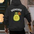 Cute Avocado For Dad Men Fruit Avocado Pear Lovers Men's Hoodie Back Print