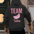 Cute Team Tutus Gender Reveal For Mom And Dad Men's Hoodie Back Print Cute Team Tutus Gender Reveal For Mom And Dad Men's Hoodie Back Print
