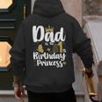 Dad Of The 1st Birthday Princess Girl 1 Years Old B-Day Men's Hoodie Back Print