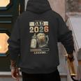 Dad 2026 Loading Baby Shower Going To Be a Dad Gender Reveal Men's Hoodie Back Print