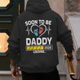 Dad To Be 2026 Loading Dad Est 2026 Promoted To Daddy Men's Hoodie Back Print