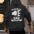 Dad Of 3 Cool Daddy Of Three Fathers Day Dad Of Three Men's Hoodie Back Print