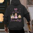 Dad 5th Birthday Her Royal Fiveness Princess Matching Men's Hoodie Back Print
