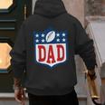 Dad American Football Happy Birthday Family Matching Retro Men's Hoodie Back Print Dad American Football Happy Birthday Family Matching Retro Men's Hoodie Back Print