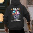 Dad Of The Astronaut Space Theme First Birthday Party Men's Hoodie Back Print Dad Of The Astronaut Space Theme First Birthday Party Men's Hoodie Back Print
