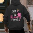 Dad Of B-Day Girl Flamazing Pink Flamingo Birthday Party Men's Hoodie Back Print Dad Of B-Day Girl Flamazing Pink Flamingo Birthday Party Men's Hoodie Back Print