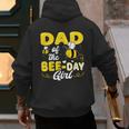 Dad Of The Bee Day Girl Hive Party Matching Birthday Sweet Men's Hoodie Back Print
