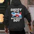 Dad Of The Birthday Boy Airplane Men's Hoodie Back Print