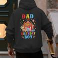 Dad Of The Birthday For Boy Circus Carnival Theme Party Men's Hoodie Back Print