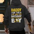 Dad Of The Birthday Boy Construction Theme Party Matching Men's Hoodie Back Print