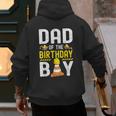 Dad Of The Birthday Boy Construction Worker Bday Men's Hoodie Back Print