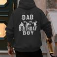 Dad Of The Birthday Boy Dirt Bike B-Day Party Men's Hoodie Back Print