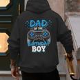 Dad Of The Birthday Boy Matching Video Gamer Birthday Party Men's Hoodie Back Print