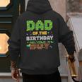 Dad Of The Birthday Boy Pixel Gamer Party Matching Family Men's Hoodie Back Print