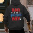 Dad Of The Birthday Boy Spider Web Birthday Party Matching Men's Hoodie Back Print