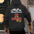 Dad Birthday Boy Train I'm 2 Two Yr Old Chugga Engine Men's Hoodie Back Print