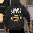 Dad Of The Birthday Boy Wrestling Belt Birthday Kids Boys Men's Hoodie Back Print