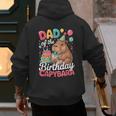 Dad Of The Birthday Capybara Boba Tea Girl Bday Party Family Men's Hoodie Back Print