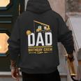 Dad Birthday Crew Construction Men's Hoodie Back Print