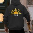 Dad Of The Birthday First Trip Around The Sun Birthday Men's Hoodie Back Print