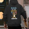 Dad Of The Birthday Girl Boy Cheetah Men's Hoodie Back Print