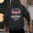 Dad Of The Birthday Girl Shirt Winter Onederland Family Men's Hoodie Back Print
