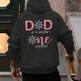 Dad Of The Birthday For Girl Winter Onederland 1st Birthday Men's Hoodie Back Print