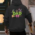Dad Of The Birthday Girl Witch Family Party Decorations Men's Hoodie Back Print