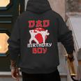 Dad Of The Birthday Karate Taekwondo Boy Martial Arts Men's Hoodie Back Print
