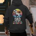 Dad Of The Birthday Party Outfit Dinosaur Daddy Men's Hoodie Back Print Dad Of The Birthday Party Outfit Dinosaur Daddy Men's Hoodie Back Print