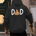 Dad Birthday Pizza 1st Birthday Pizza Family Matching Men's Hoodie Back Print