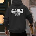 Dad Bod Muscle Strong Man Daddy Fathers Day Men's Hoodie Back Print
