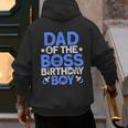 Dad Of The Boss Birthday Party Outfit Like A Boss Dad Men's Hoodie Back Print