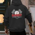 Dad Daddy Pit Crew Race Car Birthday Racing Party Men's Hoodie Back Print