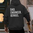 Dad Engineer Genius Cute Engineering Father Men's Hoodie Back Print