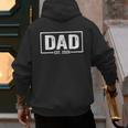 Dad Est 2026 Father 2026 Loading New Dad 2026 Men's Hoodie Back Print