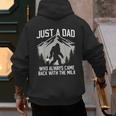 Dad Father Bigfoot Just A Dad Who Always Came Back Men's Hoodie Back Print Dad Father Bigfoot Just A Dad Who Always Came Back Men's Hoodie Back Print