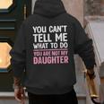 Dad For Father Daddy Papa Men From Daughter Dad Men's Hoodie Back Print