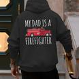 My Dad Is A Firefighter Men's Hoodie Back Print