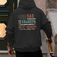 Dad Grandpa Great Grandpa I Just Keep Getting Better Men's Hoodie Back Print